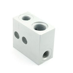 Quality Custom Precision Machined Valve Blocks for Industrial Automation Needs for sale