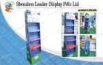 Tiered Free Standing Cardboard Display Shelf For Air Cleaner In The Supermarket