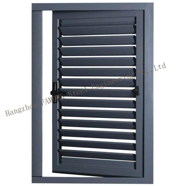 Mill Finish 6061 T3-T8 6063 Aluminium Glass Louvers Window