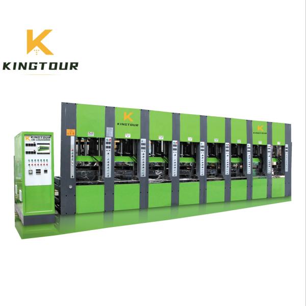 Rotary Plastic Chappal Making Machine 18500W Plastic Shoes Making Machine 380V / 220V KT-618