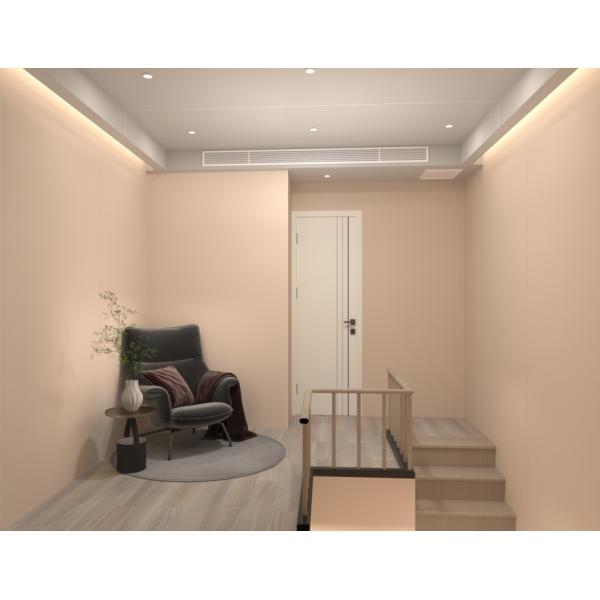 Mobile Capsule House With Balcony White For Village Space Cabin House