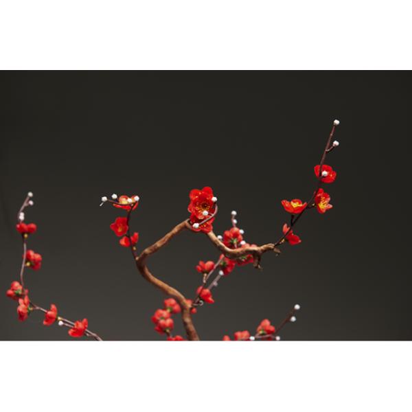 High Simulation Artificial Prunus Mume Tree 70cm Height