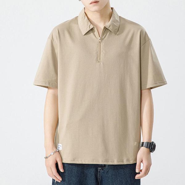 Custom Logo T Shirt Plus Size Printing Men&prime;s Polo Shirt