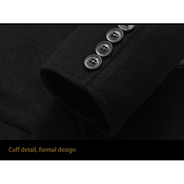 Sustainable and Grade Men's Double-Sided Cashmere Coat for Winter Business Casual