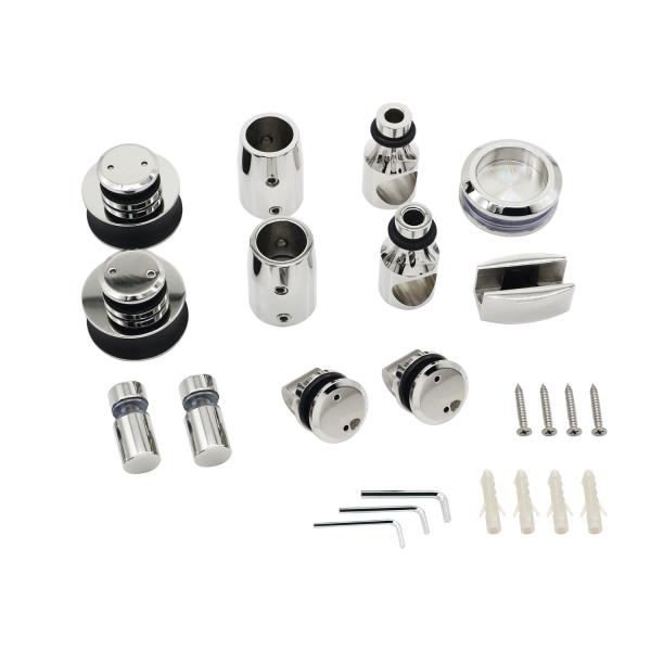 8-12 Thick Safe Glass Barn Door and Hardware Kit with 304 Stainless Steel Material