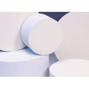 White Alumina Ceramic Substrate round For Selective Catalytic Reduction