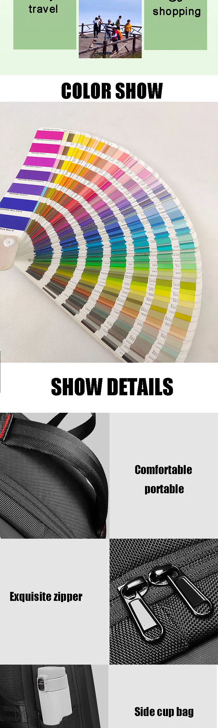 EVA Large Capacity Hard Shell Backpack Men&prime;s Business USB Business Expansion Backpack Computer Bag 17 Inch for Laptop Travel