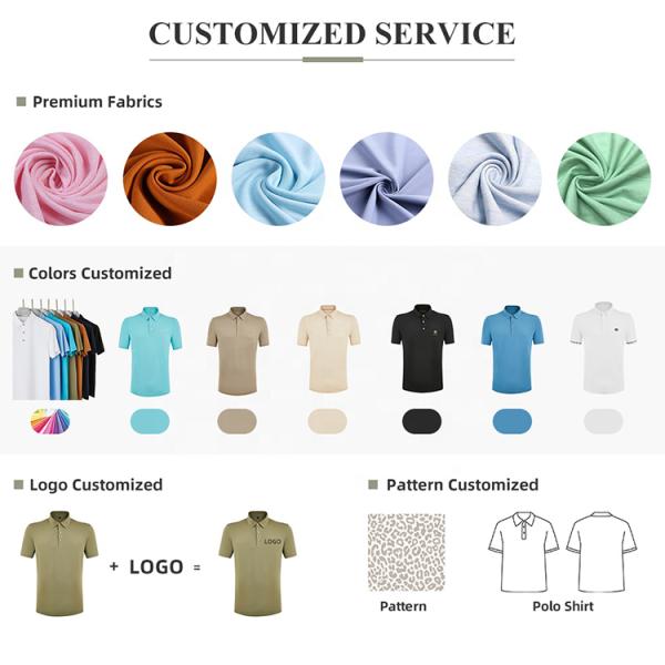 Men's Blank Polo Shirt in Heavyweight Cotton with Customized Colors and Printing