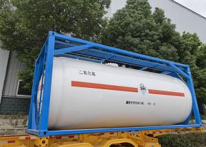 China Sulfur Dioxide T50 ISO Tank Container Chemical Liquid Storage on sale