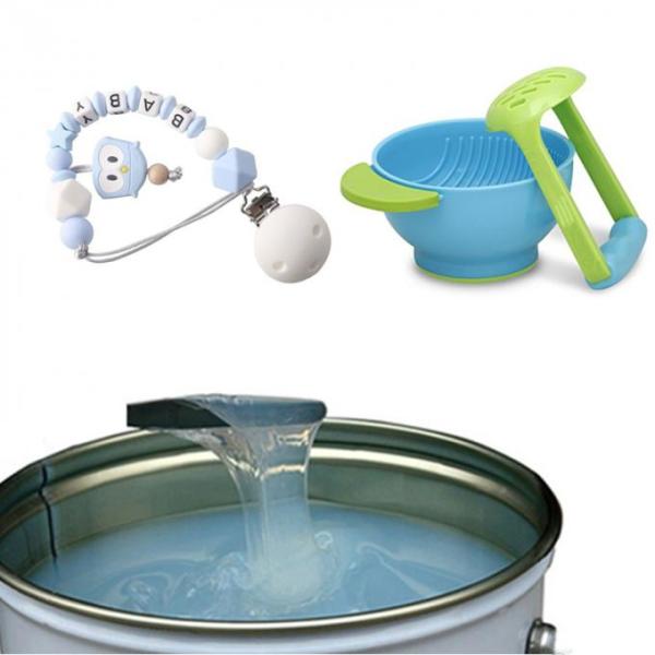 LSR Injection Molding Silicone Liquid Rubber For Household Seal O Ring Healthcare