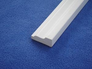 Quality Blind Stop White Vinyl Waterproof PVC Trim Profile For Interior for sale