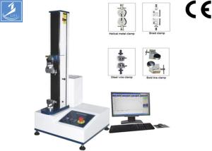 Quality Single Column Leather Tensile Testing Machines 2KN With Microcomputer Display for sale