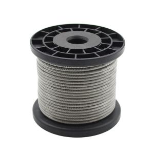 Quality 316 2.5mm Stainless Steel Wire Rope 1x7 Drawn Wire for sale