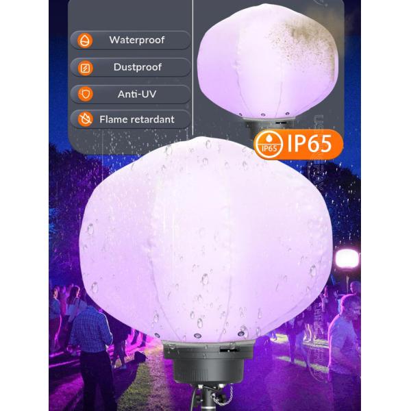 200W Mobile Lighting Tower Colorful Lighted Balloons For Party Event