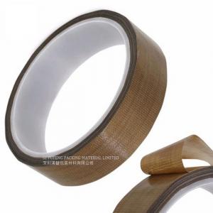 Quality 80 Micron RoHS High Temp PTFE Tape , PTFE Glass Cloth Tape for sale