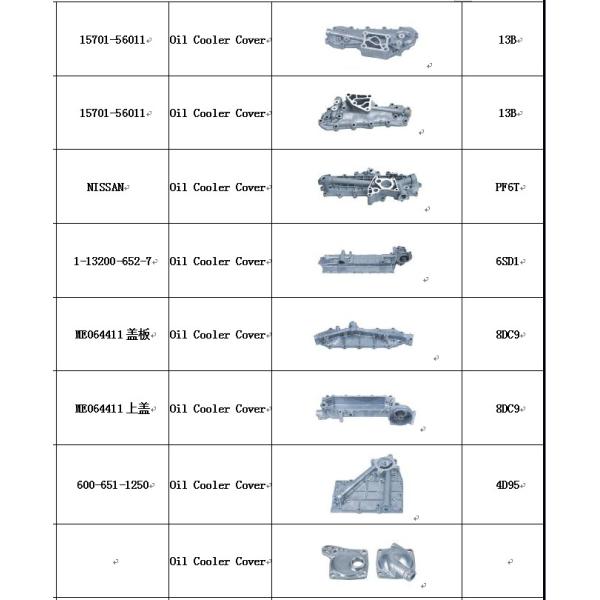Truck Engine Cooling System Parts , 6D17 Oil Cooler Parts For Mitsubishi