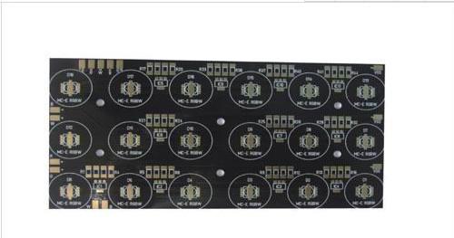 Buy High TG FR4 LED Aluminium PCB Board For Wash Wall Lamp Black Solder at wholesale prices