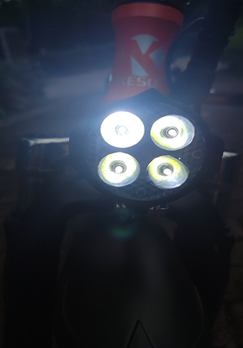 350W Foldable Motorized Mobility Scooter With 6 Tube Controller