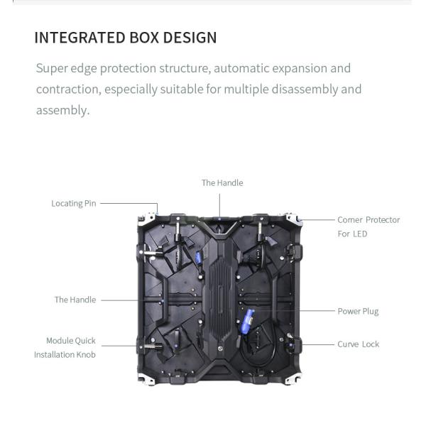 4500cd Outdoor Rental LED Screen , P3.91mm Display LED Vedio Wall