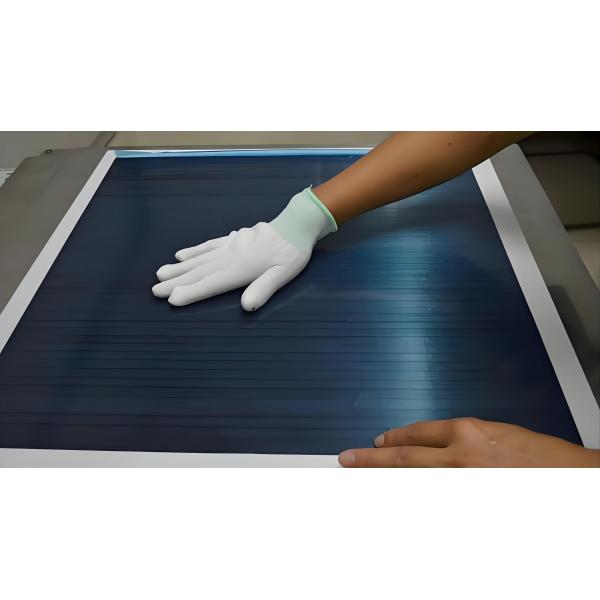 Carbon fiber prepreg material sample