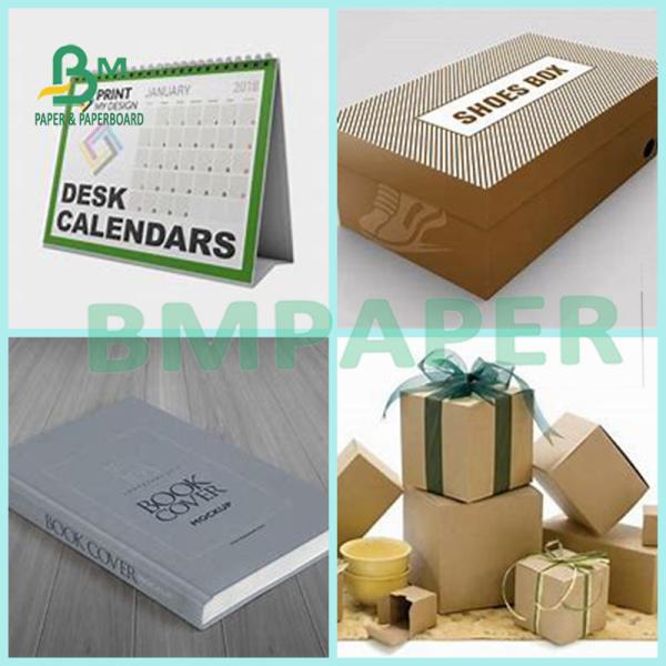 1250gsm 1500gsm Arch 615mm X 860mm Laminated Grey Cardboard For Folders