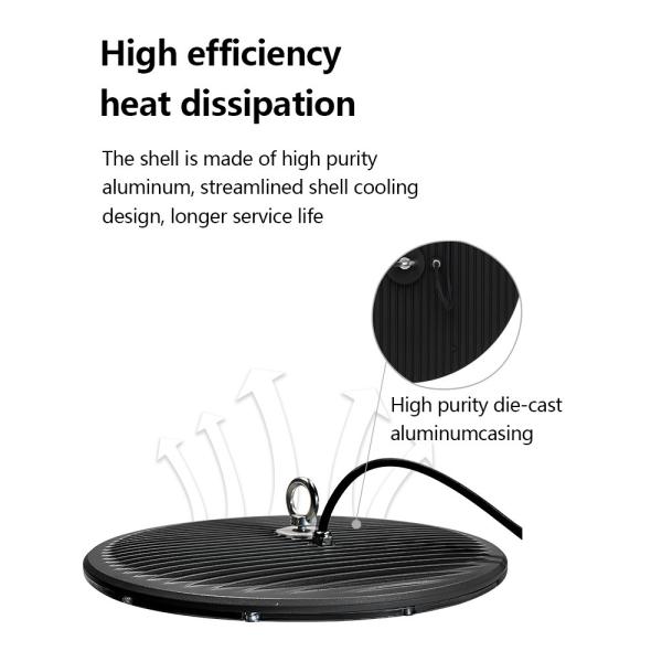 Led UFO 100W 150W 200W 300W 400W Industrial Lighting Highbay Lamp Warehouse Garage Canopy Light UFO Led High Bay Light