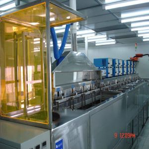 Quality Manual Transfer 8 Tank Ultrasonic Cleaning Machine With Oscillation Mechanism for sale