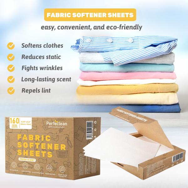 Customizable Safe Fabric Softener Sheets Convenient For Home And Travel Use