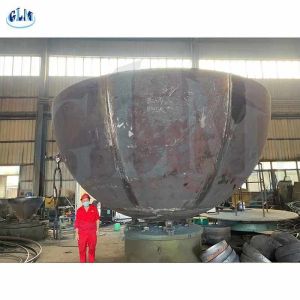 Quality Carbon Steel Hemi Tank Head Q345R 5388mm Diameter 66 Mm for sale