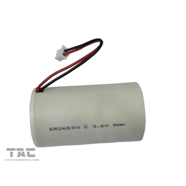 LiSOCl2 Battery ER26500 ER 3.6V 9000mAh with Stable Operation Voltage
