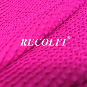 Uv Fabric Protector Stretch Mesh 80CM Ribbed Swimwear Fabric