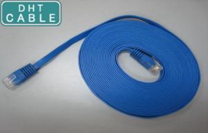 China Copper Super Flat Gigabit Ethernet Cable / Patch Cord CAT6 Network Ethernet Cable on sale