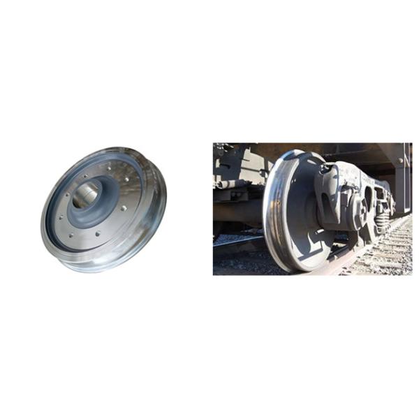 8" Light Duty Steel Rail Wheel Guide Rail Wheel Iron Railway Wheel Steel Forged Rail Wheels