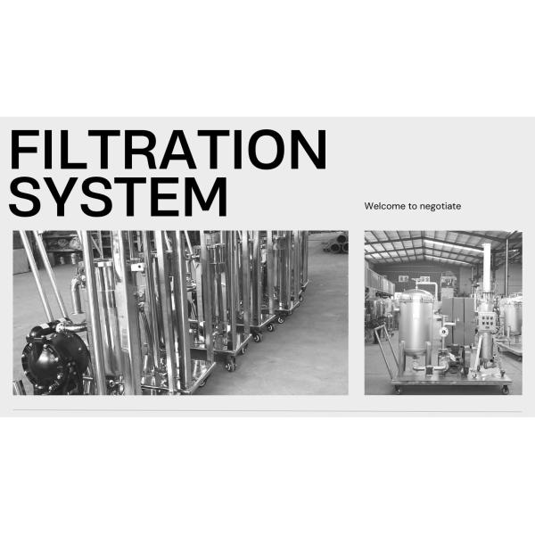 100% Integrity Tested Custom Polished SS 304 316L Vodka Inlet Liquid Filter Housing