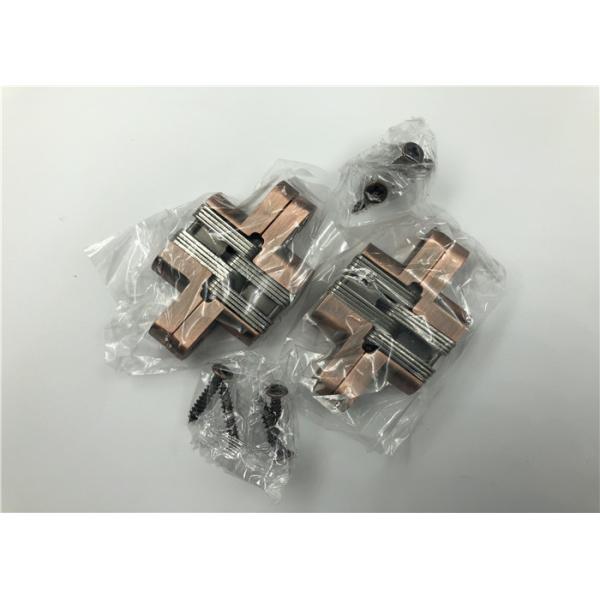 Home Use Concealed Door Hinges , Solid Wood Cabinet SOSS Spring Hinge