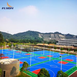 Polyurethane Modular Basketball Sport Court Flooring