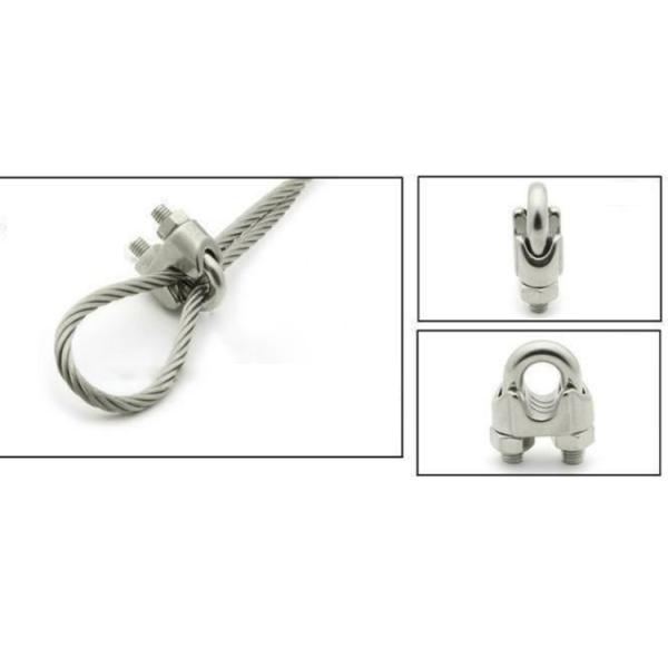 DIN 741 Heavy Duty US Type Carbon Steel Drop Forged Wire Rope Clip Wire Rope Clamp