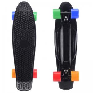 China Mini Penny Complete Skateboards Black Deck With PU Wheels on sale