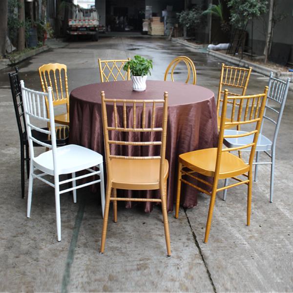 Antique Plastic Wedding Chairs Golden / Blue / Coffee / Dark Brown Optional