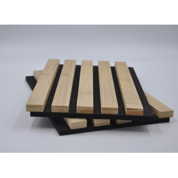 Building Materials Wholesale Natural Bamboo Wood Akupanel Sound Absorption Interior Acoustic Wood Wall Panels