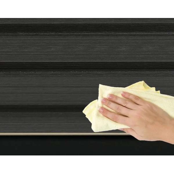 Indoor Panels PS Wall Cladding Panel With Gold Silver Line For Background 120x12mm