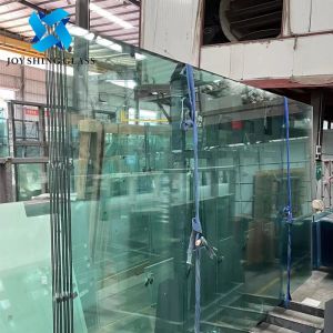 Acoustic PVB Laminated Glass 14.76mm Tempered Laminated Glass