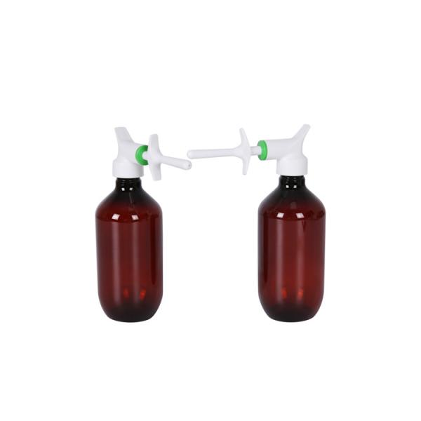 500ml Customized Color And Customized Logo PET Bottle + PP Pump Skincare Packaging / Shampoo / Gel Packaging UKH03