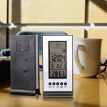 Temperature Humidity Meter Alarm Clock Snooze Forecast Calendar Wireless Weather