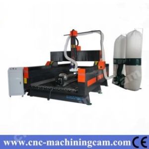 China 4th axies servo engraving machine stone ZK-1325(1300*2500*500mm) on sale