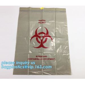 Disposable biohazard infectious plastic drawstring medical waste bag, Promotiona