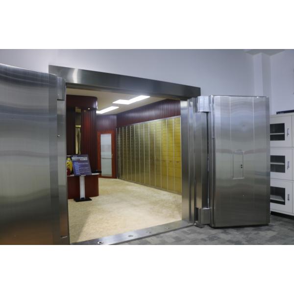 Double Leafs Width 1600mm Commercial Security Doors , Gun Room Doors