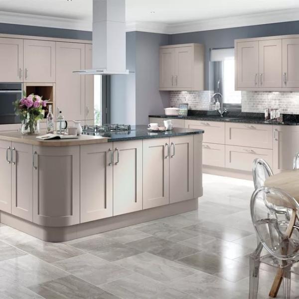 Customized Kitchen Cabinet Set , Modern Lacquer Pantry Kitchen Cabinet