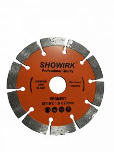 Quality 4(110mm) Segment Cutting Blade,Diamond Saw Blades with 10 Teeth Segment for Marble/Conceret/Granite Dry Cutting. for sale