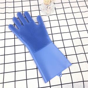 Best Amazon Hot Heat Resistant Kitchen Five Finger Barbecue Grilling Rubber Silicone Oven Reusable Cooking BBQ Glove for cooking